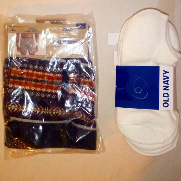 (6) Socks & (3) Boxer Brief Underwear Bundle: 6" Inseam. Ankle Socks. New - Picture 6 of 8